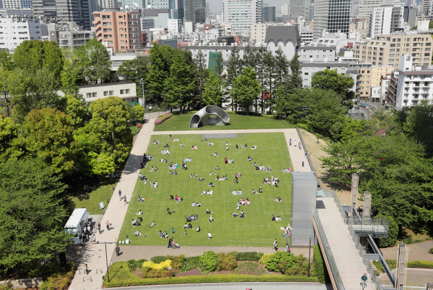 東京ミッドタウン六本木の様子