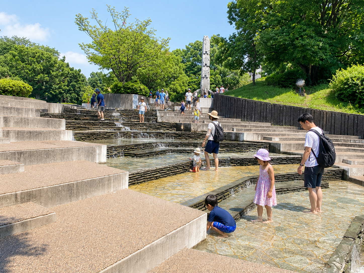 平和の森公園 じゃぶじゃぶ池