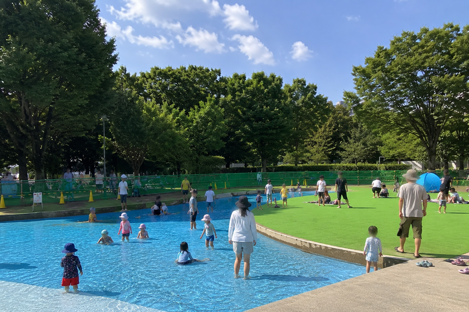 新宿中央公園 ジャブジャブ池