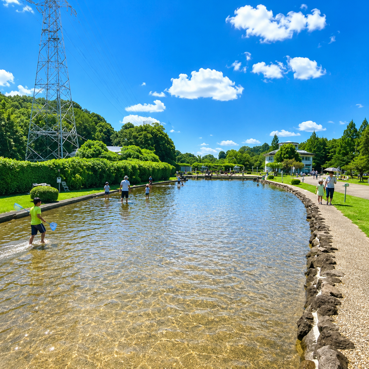大宮花の丘農林公苑 親水広場