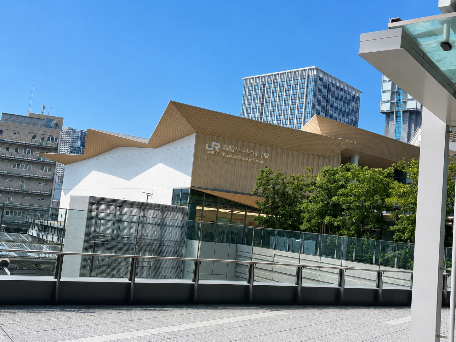 高輪ゲートウェイ Gateway Park|子連れで水遊びできる?噴水・開催時間・授乳室まで解説の様子